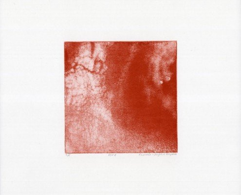 Pascale Sophie Kaparis, EYE 8, photogravure, 32,5 cm x 32,5 cm, 15 cm x 15 cm