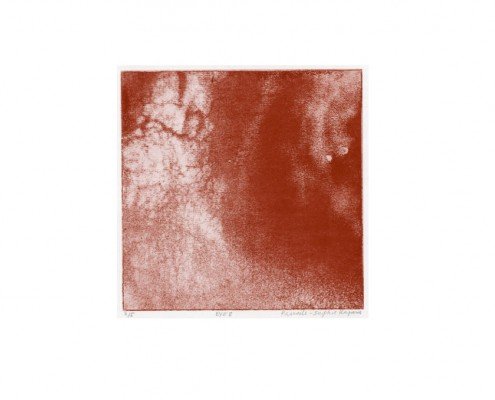 Pascale Sophie Kaparis, EYE 8, photogravure, 32,5 cm x 32,5 cm, 15 cm x 15 cm (détail) -