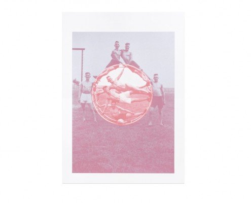 documentation céline duval, Le Cercle, 2015, sérigraphie sur papier Rivoli en 2 couleurs, éd. 100ex, 70x50cm ©A.Mole -